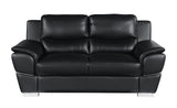 Genuine Leather Loveseat Home Elegance USA