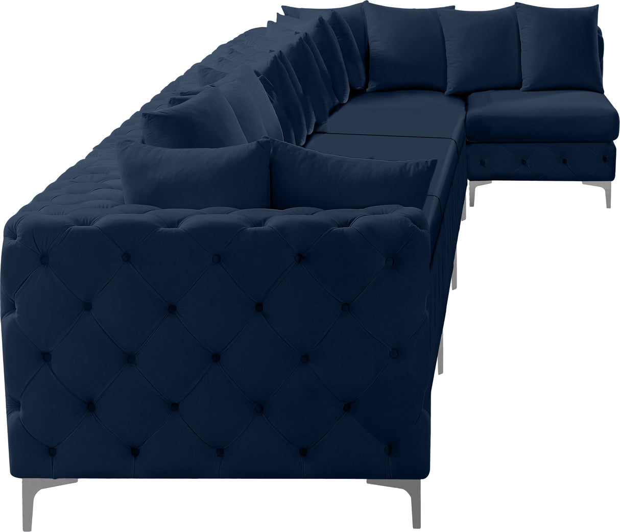 Tremblay - Modular Sectional 7 Piece - Navy - Modern & Contemporary - Home Elegance USA