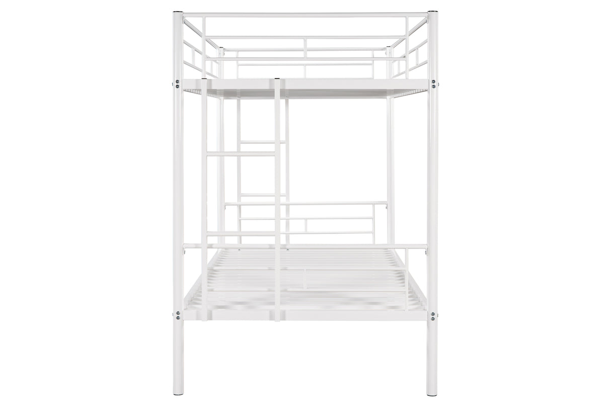 Twin over twin bunk bed (new sku: W42752423) - Home Elegance USA