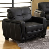 Blacksburg - Sofa & Love Seat & Chair - Black - Home Elegance USA