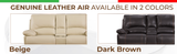 Global United Leather-Air Recliining  Sofa - Home Elegance USA