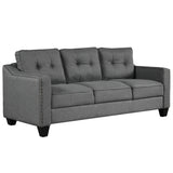 3 Piece Living Room Set with tufted cushions. | Home Elegance USA