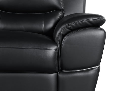 Genuine Leather Loveseat Home Elegance USA