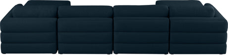 Beckham - Modular Sectional 6 Piece - Navy - Modern & Contemporary - Home Elegance USA