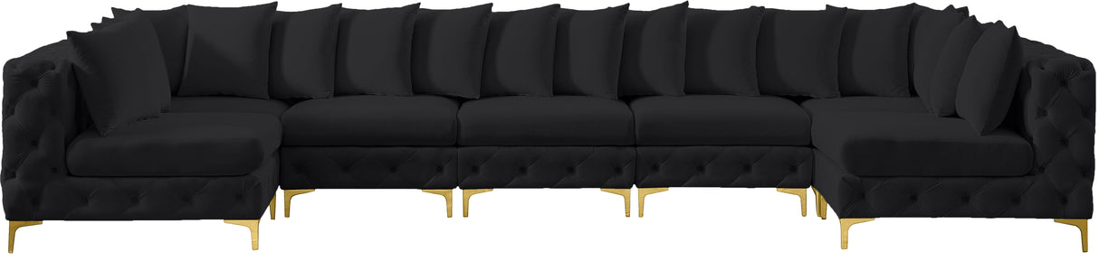 Tremblay - Modular Sectional 7 Piece - Black - Fabric - Home Elegance USA