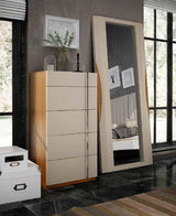 Esf Furniture - Fenicia Spain Chest With Standing Mirror - Cadizcsm