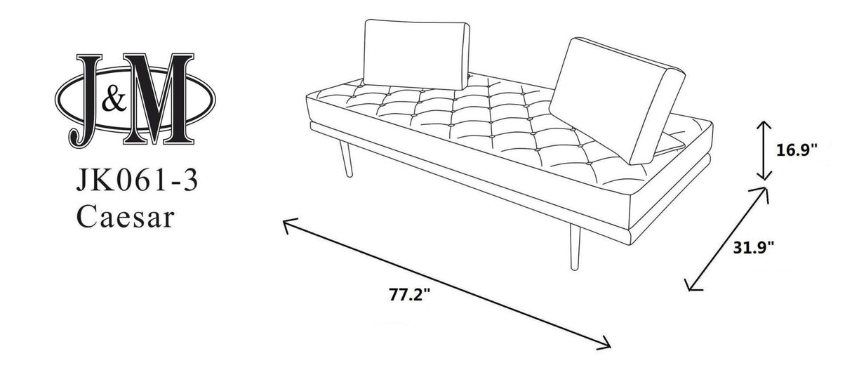 J&M Furniture - Caesar Sofa Bed - 18874