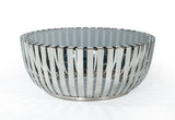 Vig Furniture - Modrest Cage Modern Stainless Steel Round Coffee Table With Glass Top - Vgvcct120901