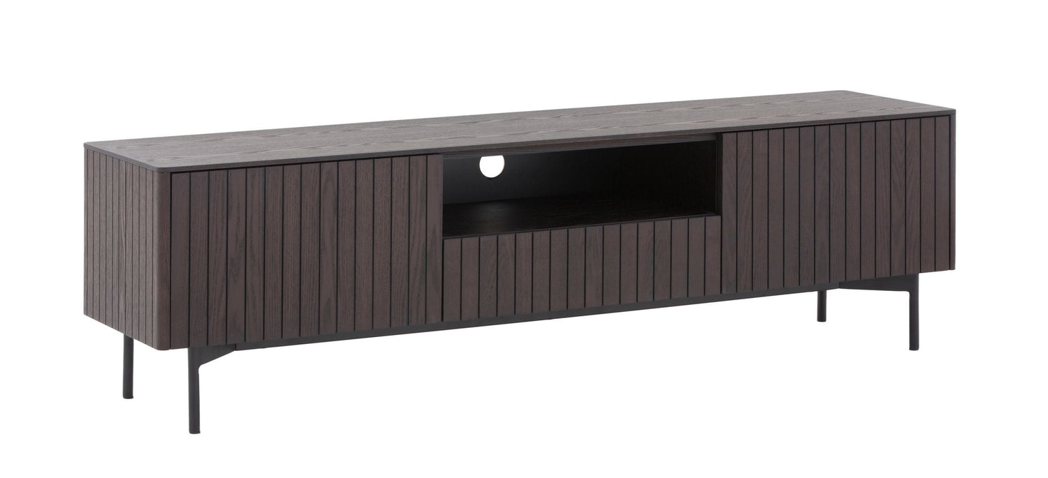 Vig Furniture Modrest Calhoun - Modern Smoked Ash TV Stand