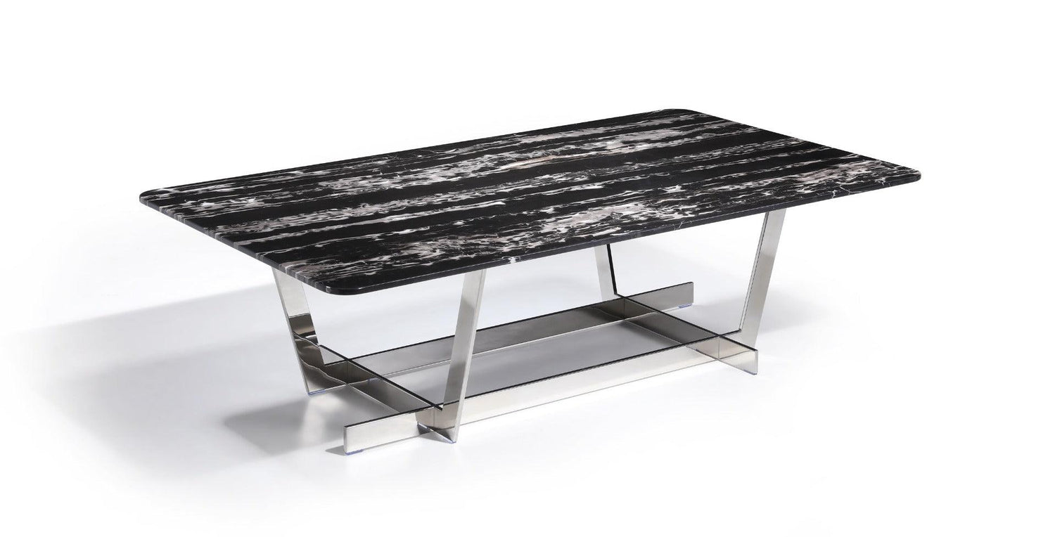 Carrara Marble Coffee Table - 18667Ct | J&M | Home Elegance USA