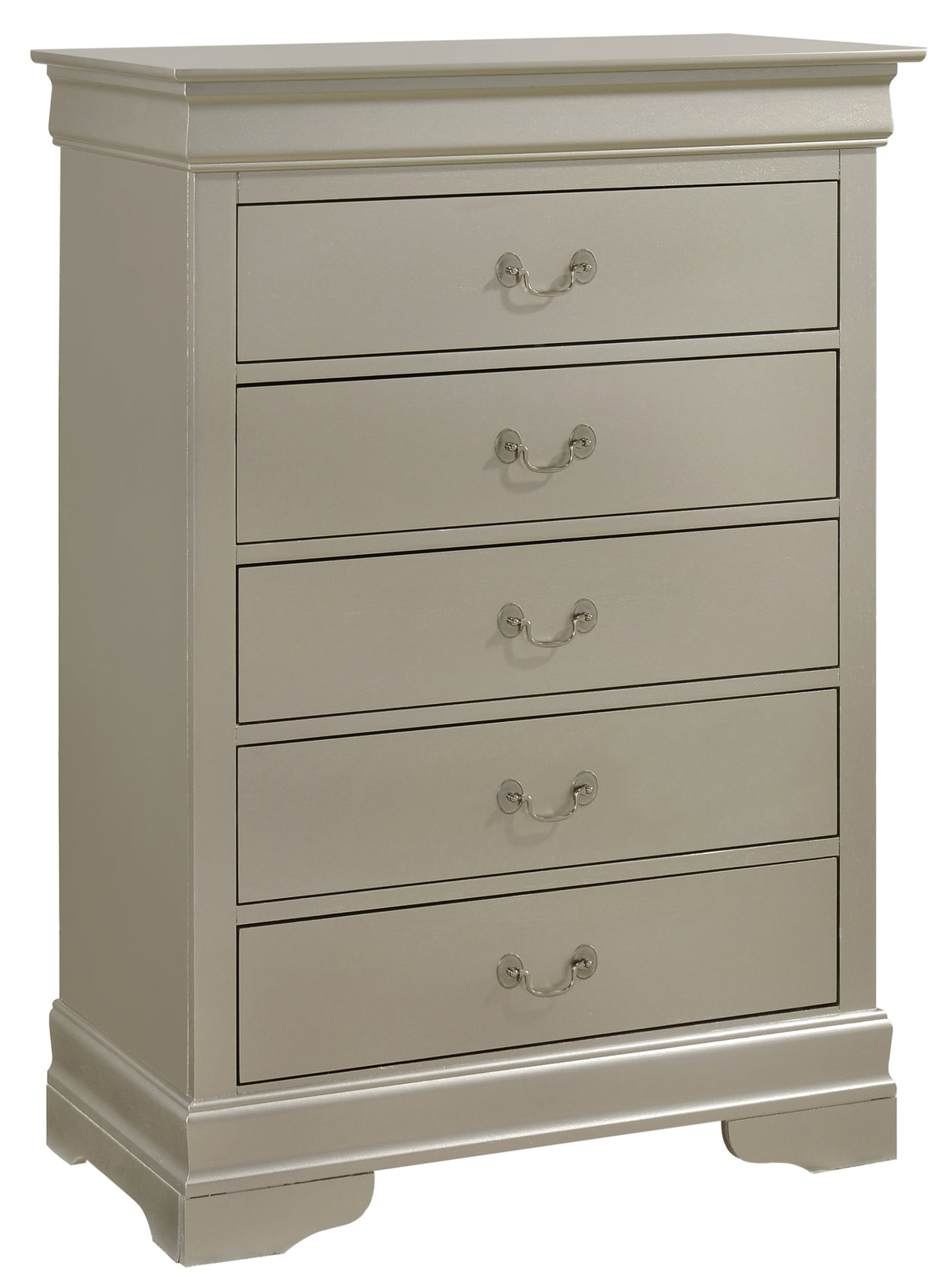 Glory Furniture Louis Phillipe G3103-CH Chest , Silver Champagne - Home Elegance USA