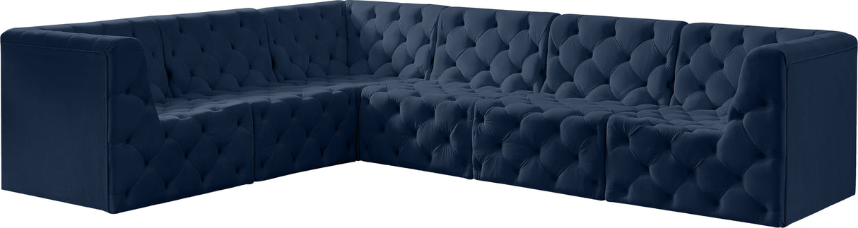 Tuft - Modular Sectional 6 Piece - Navy - Fabric - Home Elegance USA