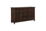 Homelegance - Cardano Dresser With Mirror In Driftwood Charcoal - 1689-6