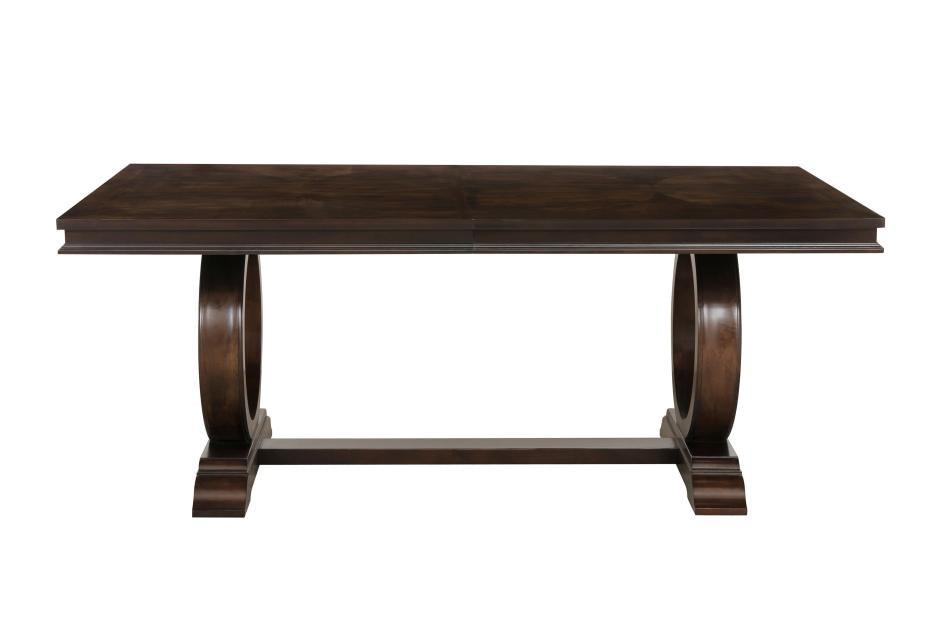 Homelegance - Oratorio Cherry Extendable Trestle Dining Table - 5562-96