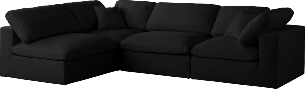 Plush - Cloud Modular Sectional - Black - Home Elegance USA