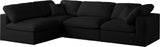 Plush - Cloud Modular Sectional - Black - Home Elegance USA