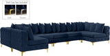 Tremblay - Modular Sectional 8 Piece - Navy - Home Elegance USA