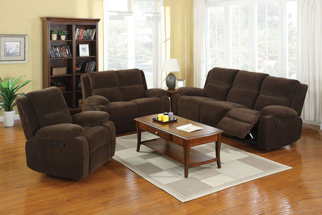 Haven - Sofa & Love Seat & Chair - Dark Brown - Home Elegance USA