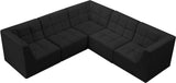 Relax - Modular Sectional 5 Piece - Black - Modern & Contemporary - Home Elegance USA