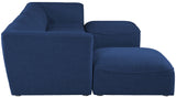 Miramar - Modular Sectional 6 Piece - Navy - Fabric - Modern & Contemporary - Home Elegance USA