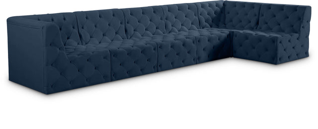 Tuft - Modular Sectional 6 Piece - Navy - Home Elegance USA