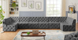 Tuft - Modular Sectional 8 Piece - Gray - Modern & Contemporary - Home Elegance USA