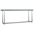 Chapman Mixed Media Console Table Gray Faux Shagreen – Hooker Furniture