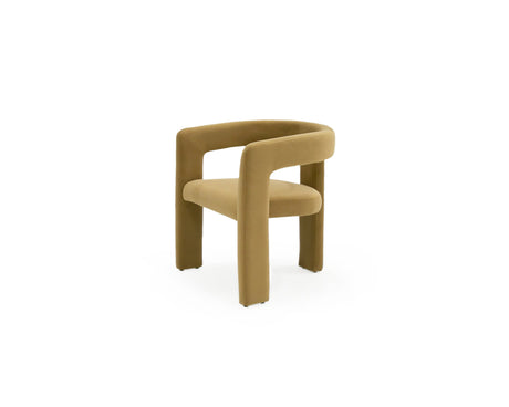 Vig Furniture Modrest Cherish - Modern Tan Fabric Dining Chair