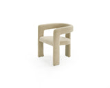 Vig Furniture Modrest Cherish - Modern Beige Fabric Dining Chair