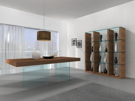 Chestnut Modern Dining Table - 177808 | J&M
