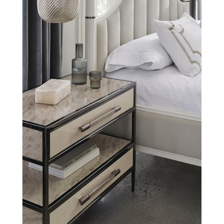 Caracole Classic Dual Impressions Nightstand - Home Elegance USA