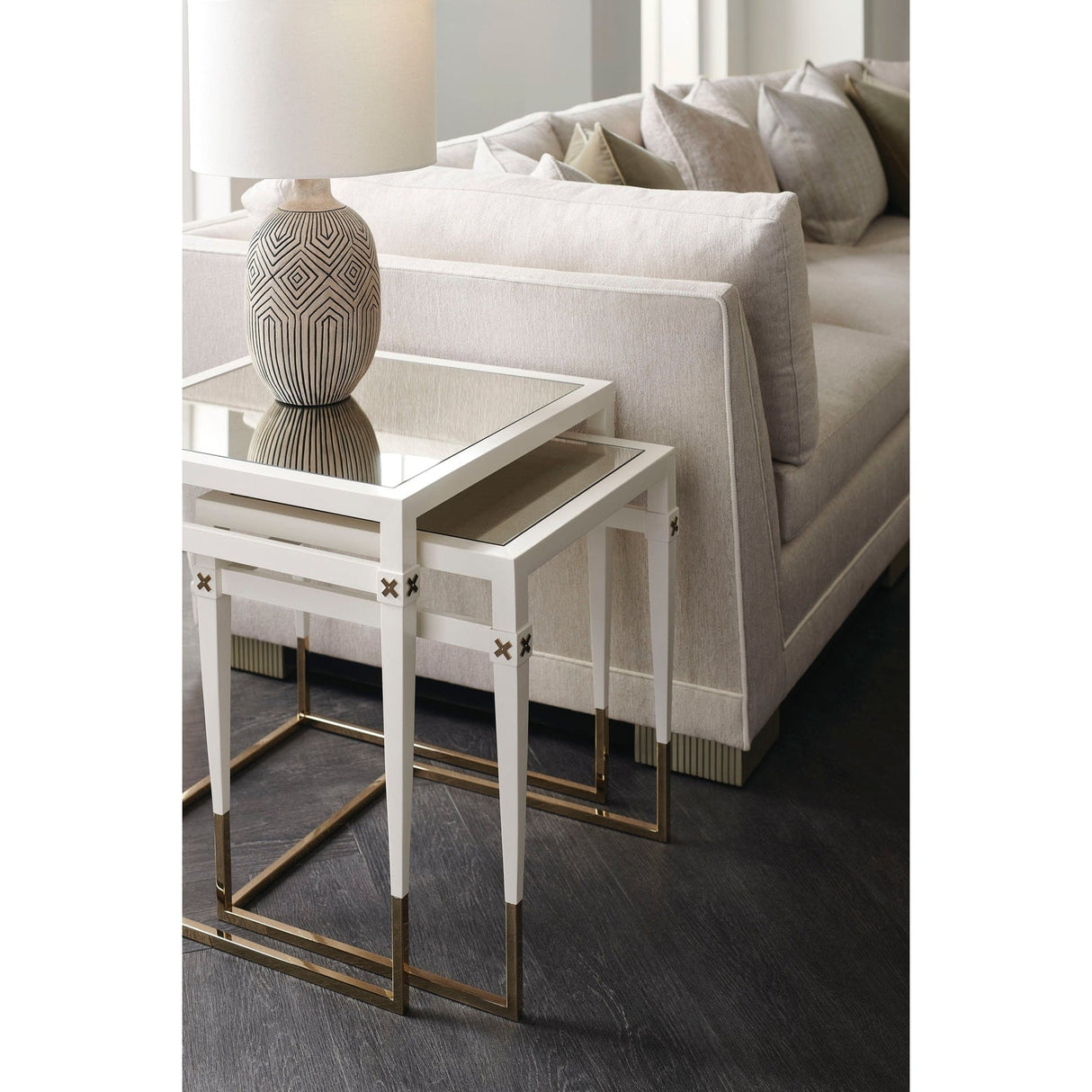 Caracole Classic Better Together Nesting Tables - Home Elegance USA