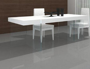 Cloud High Gloss Modern Rectangular Dining Table - 176971-T-Hg | J&M