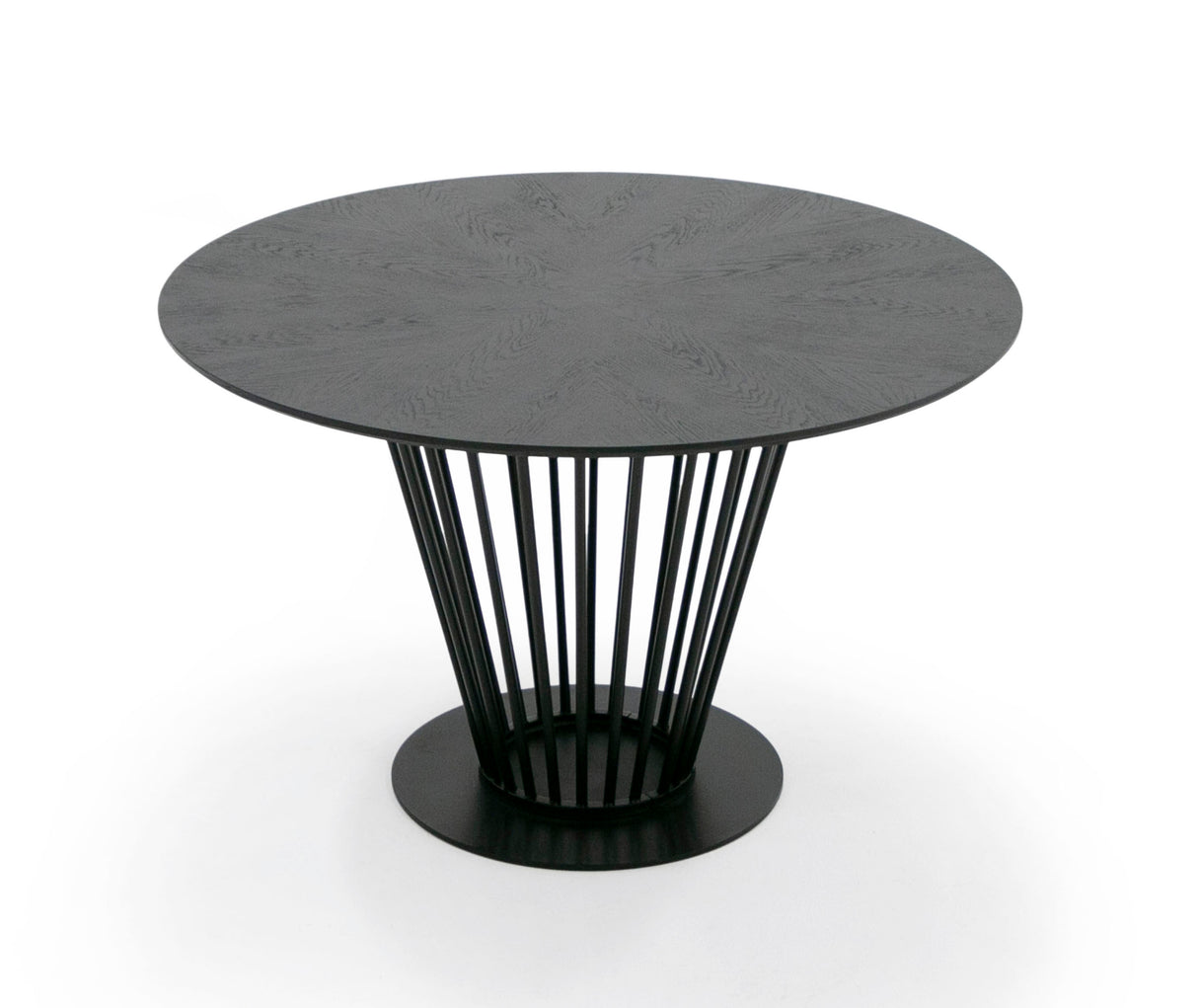 Vig Furniture Modrest Conroy - Modern Black Round Dining Table