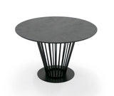 Vig Furniture Modrest Conroy - Modern Black Round Dining Table