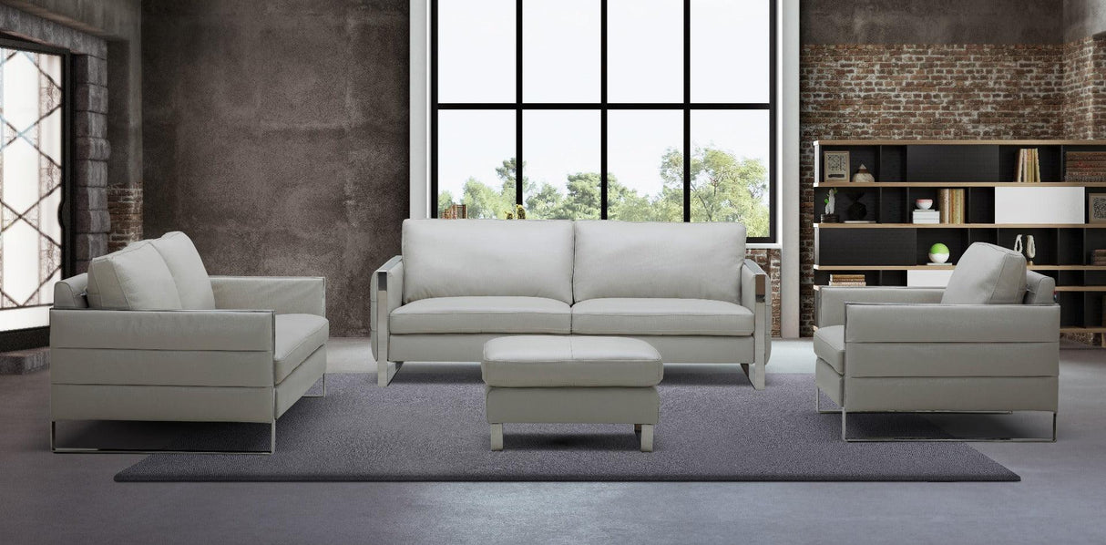 J&M Furniture - Constantin Light Grey Love Seat - 18723-L