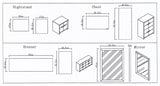 J&M Furniture - Copenhagen 5 Piece Queen Bedroom Set - 18777-Q-5Set