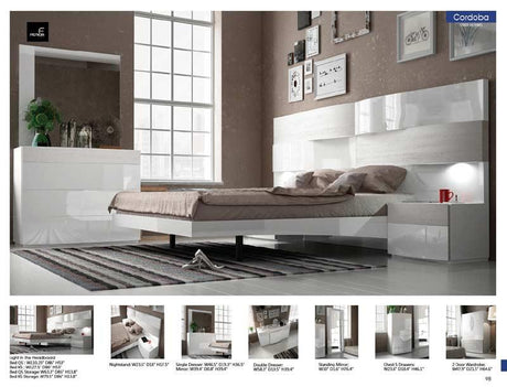 Cordoba King Bed - Cordobabedks | ESF | Home Elegance USA