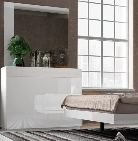 Cordoba Single Dresser And Mirror - Cordobasdresser+Mirror | ESF | Home Elegance USA