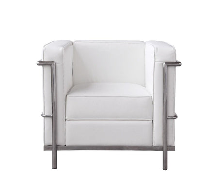 Cour 2 Piece Living Room Set In White - 176551-2Set | J&M