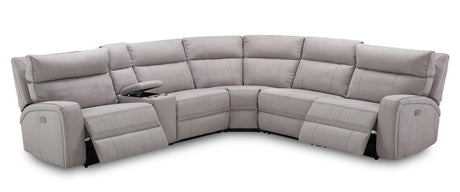 Cozy Motion Sectional In Moonshine - 184762-Ms | J&M