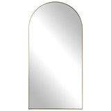 Crosley Antique Brass Arch Mirror | Uttermost