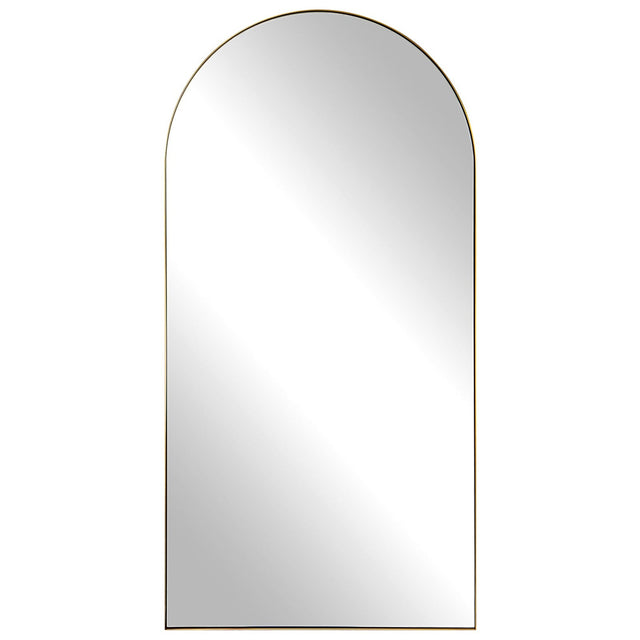 Crosley Antique Brass Arch Mirror | Uttermost