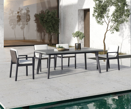 Vig Furniture Renava Cuba - Outdoor Concrete Dining Table Set