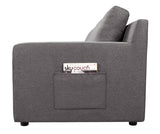 Waylon Gray Linen 4-Seater Sectional Sofa Chaise with Pocket - Home Elegance USA