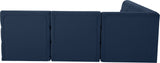 Tuft - Modular Sectional 5 Piece - Navy - Modern & Contemporary - Home Elegance USA