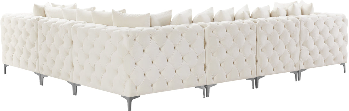 Tremblay - Modular Sectional 6 Piece - Cream - Fabric - Home Elegance USA