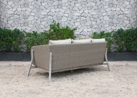 Vig Furniture - Renava Carillo Outdoor Beige Wicker Sofa Set - Vgatrasf-148