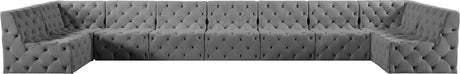 Tuft - Modular Sectional 9 Piece - Gray - Home Elegance USA