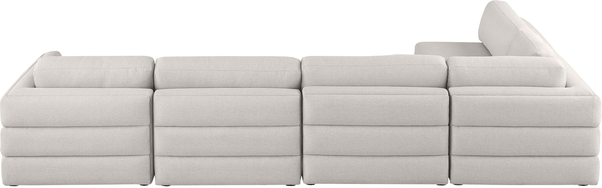 Beckham - Modular Sectional 5 Piece - Beige - Home Elegance USA